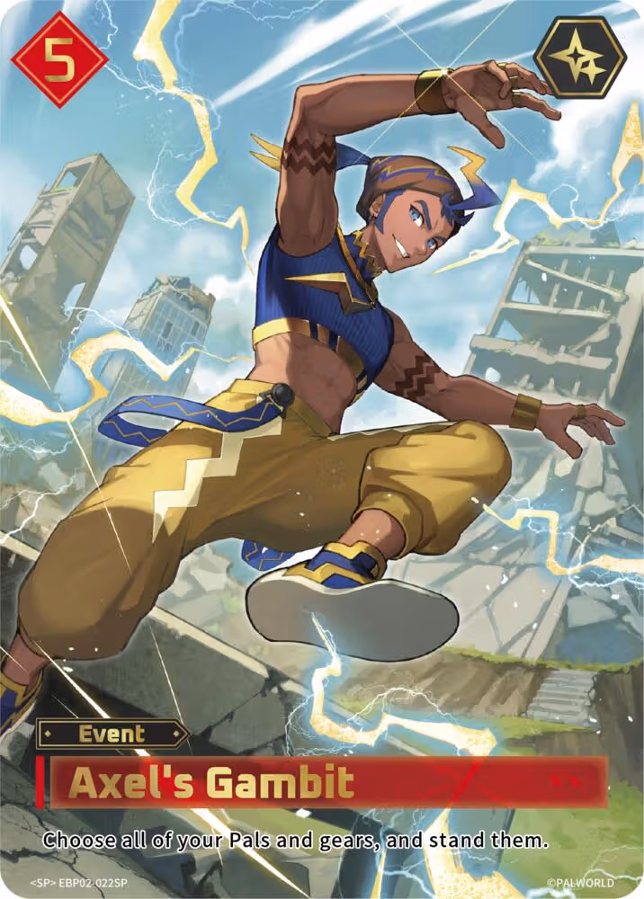 Axel's Gambit SP EBP02-022SP Palworld card