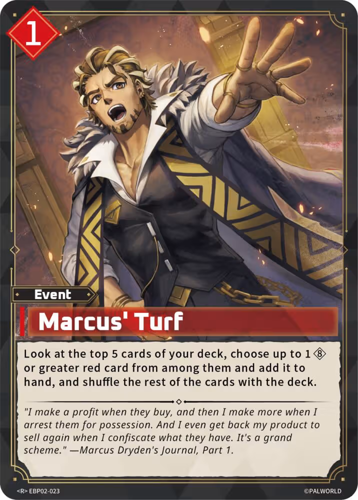 Marcus' Turf EBP02-023 Palworld card