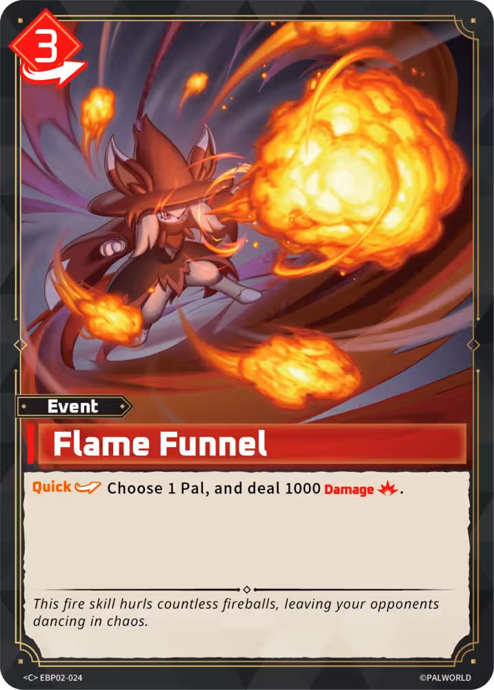 Flame Funnel EBP02-024 Palworld card