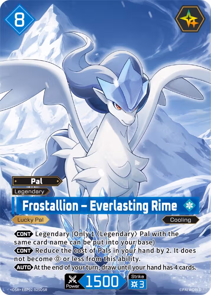 Frostallion - Everlasting Rime OSR EBP02-025OSR Palworld card