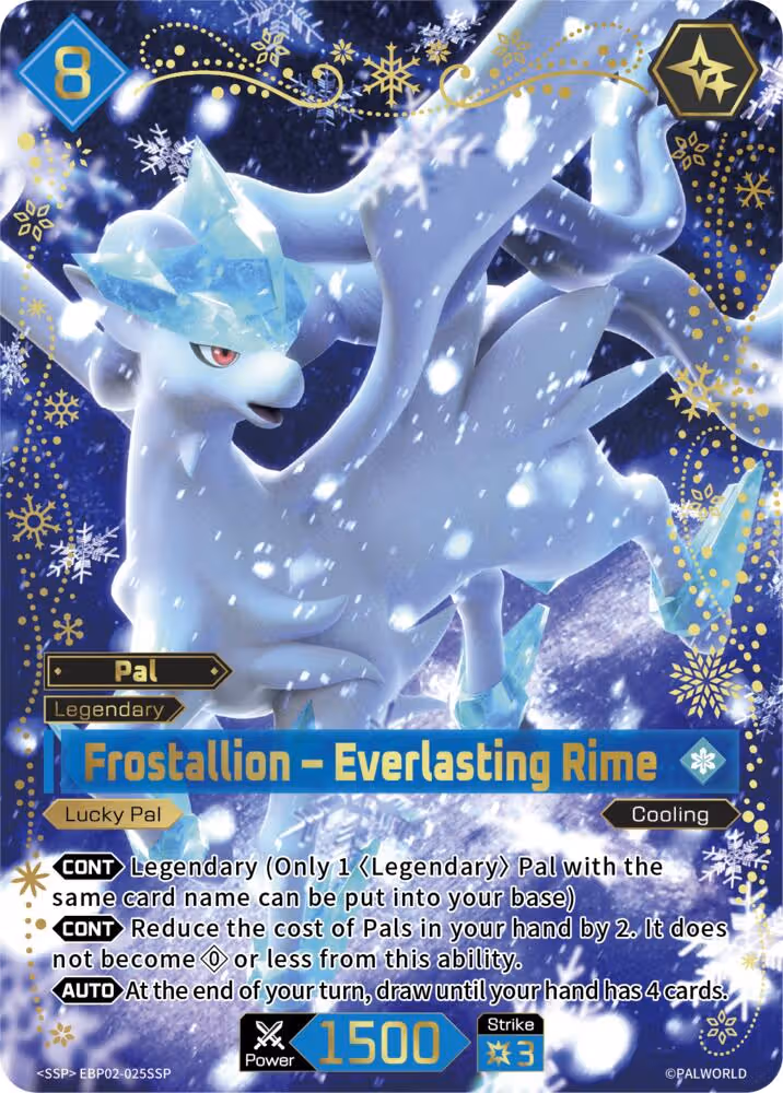 Frostallion - Everlasting Rime SSP EBP02-025SSP Palworld card