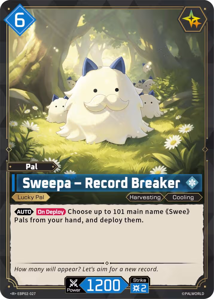 Sweepa - Record Breaker EBP02-027 Palworld card