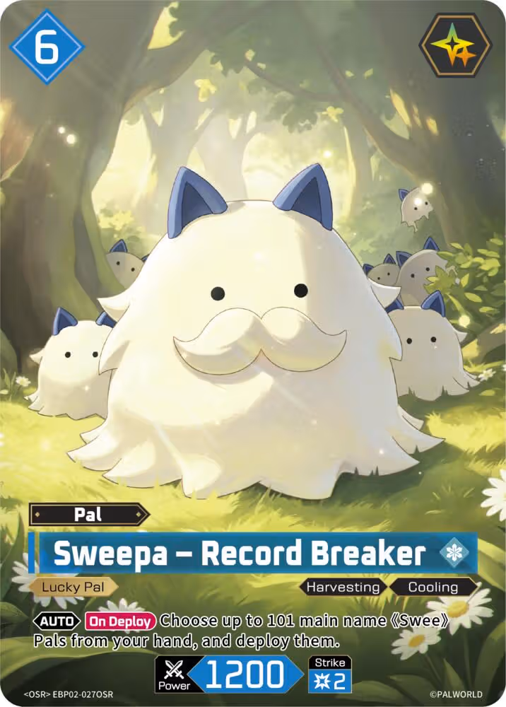 Sweepa - Record Breaker OSR EBP02-027OSR Palworld card