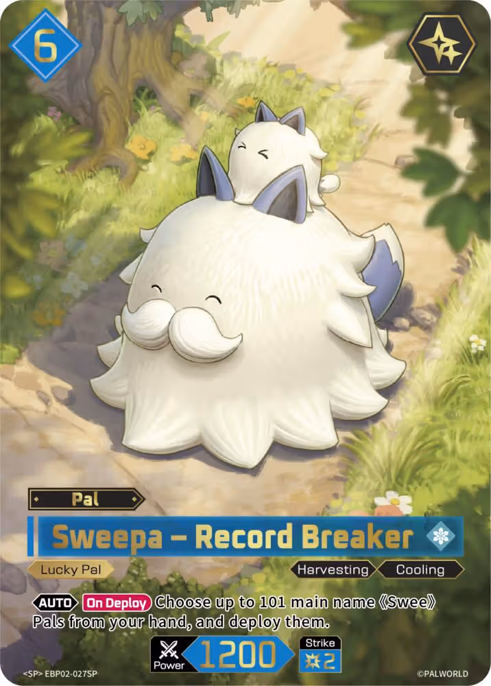 Sweepa - Record Breaker SP EBP02-027SP Palworld card
