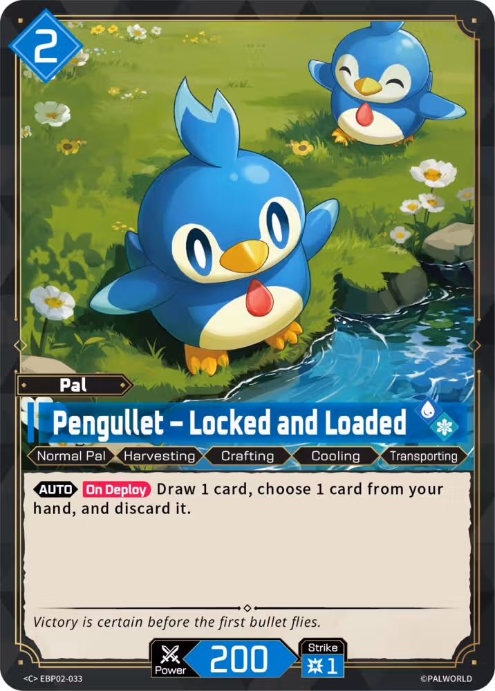 Pengullet - Locked and Loaded EBP02-033 Palworld card