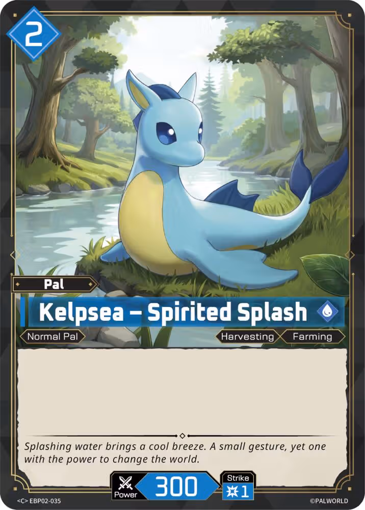 Kelpsea - Spirited Splash EBP02-035 Palworld card