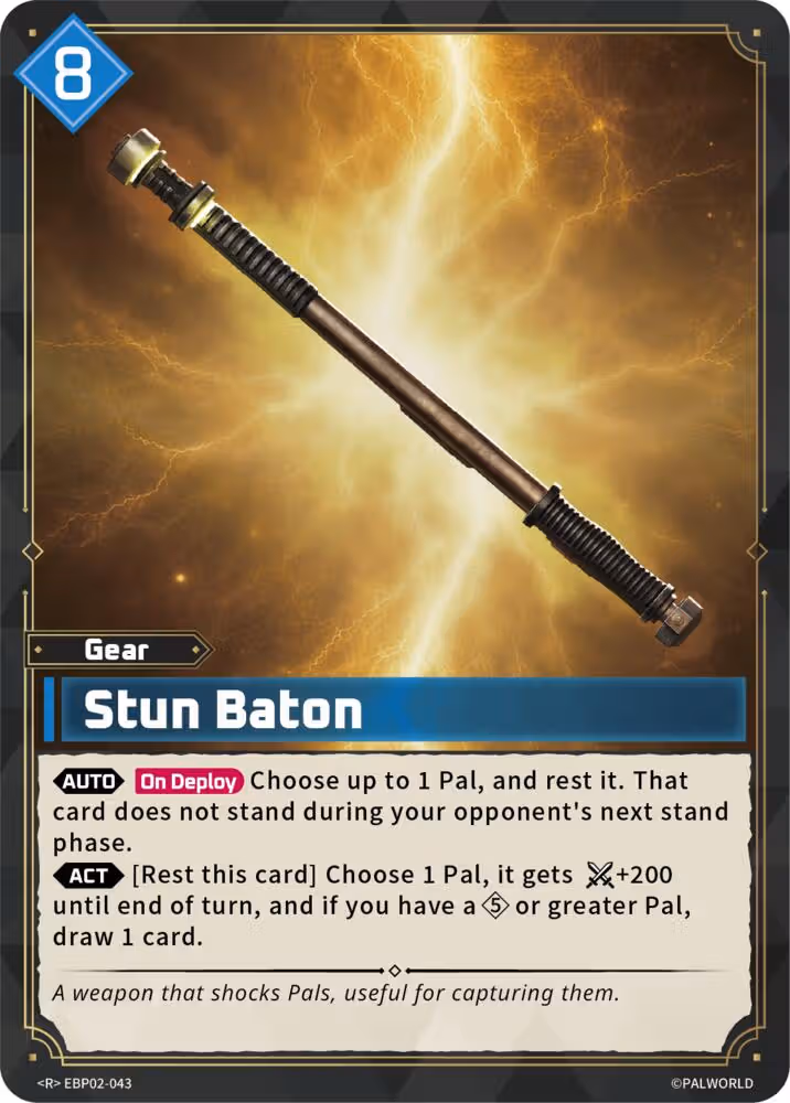 Stun Baton EBP02-043 Palworld card