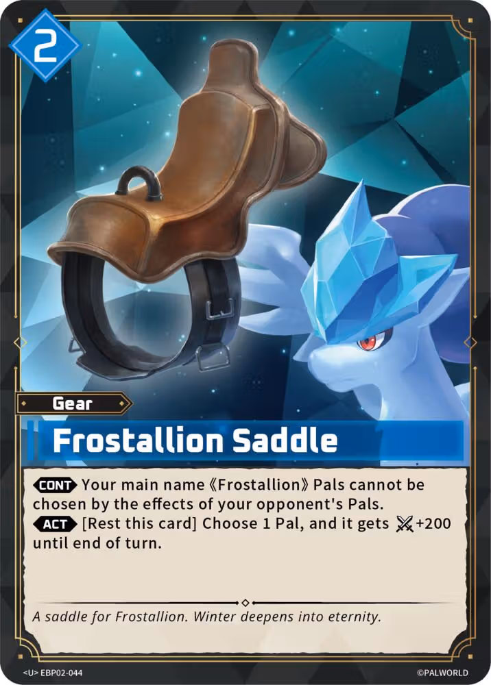 Frostallion Saddle EBP02-044 Palworld card