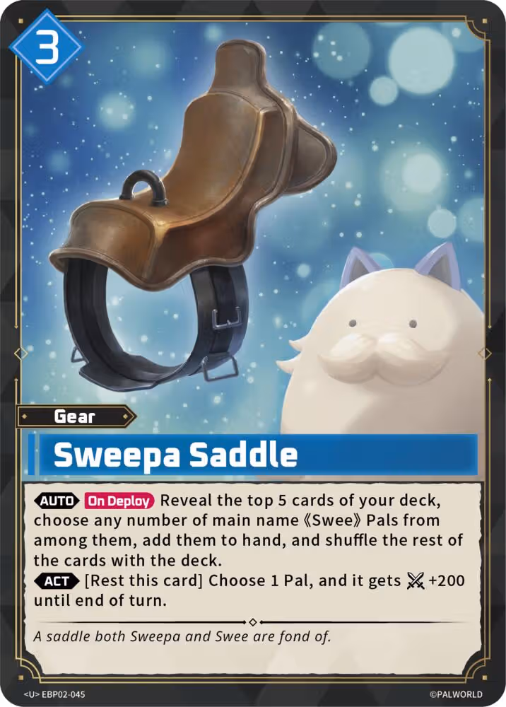 Sweepa Saddle EBP02-045 Palworld card