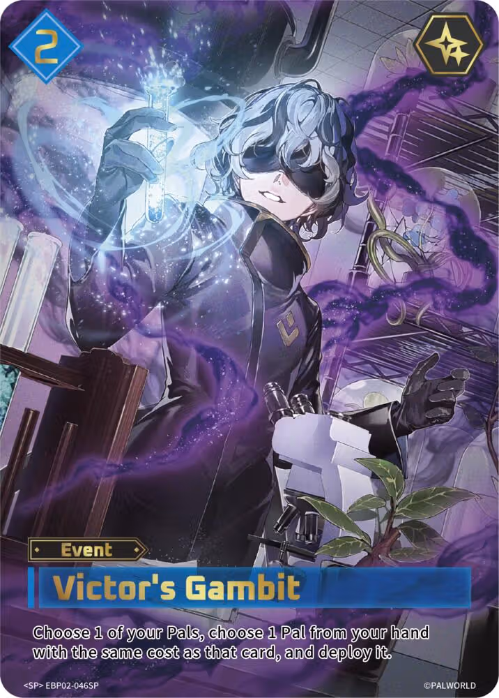 Victor's Gambit SP EBP02-046SP Palworld card