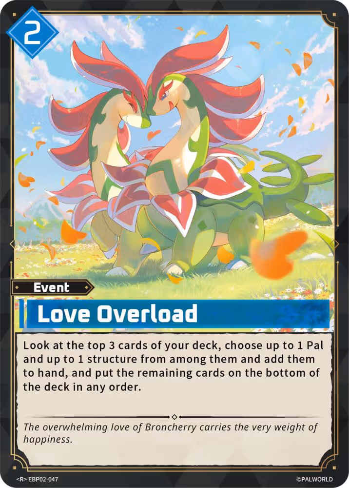 Love Overload EBP02-047 Palworld card