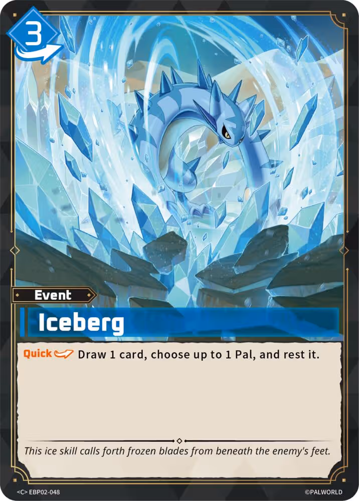 Iceberg EBP02-048 Palworld card