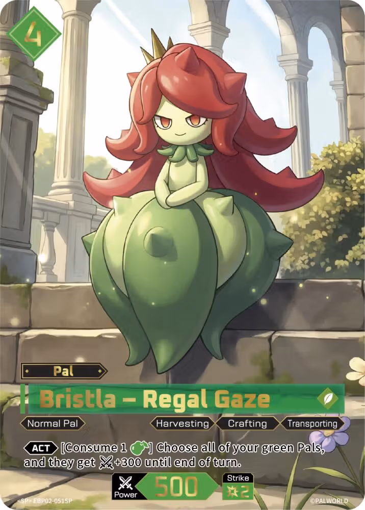 Bristla - Regal Gaze SP EBP02-051SP Palworld card