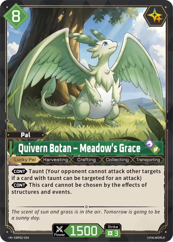 Quivern Botan - Meadow's Grace EBP02-054 Palworld card