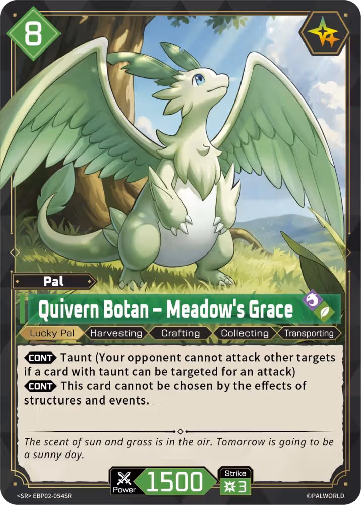 Quivern Botan - Meadow's Grace SR EBP02-054SR Palworld card