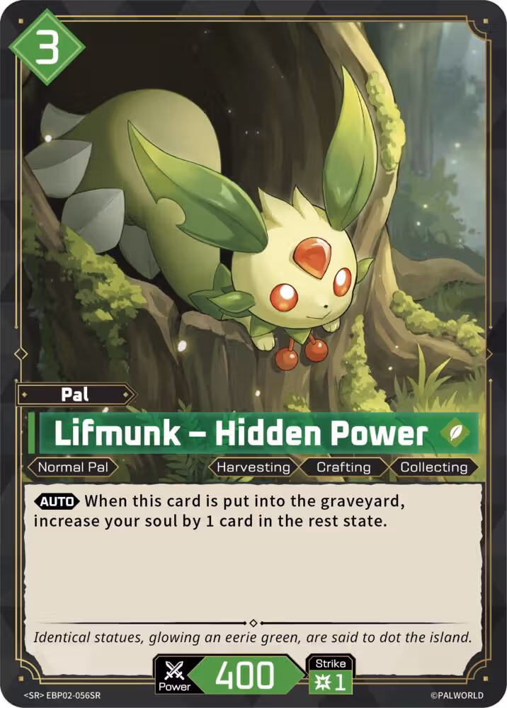 Lifmunk - Hidden Power SR EBP02-056SR Palworld card