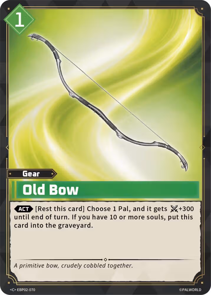 Old Bow EBP02-070 Palworld card