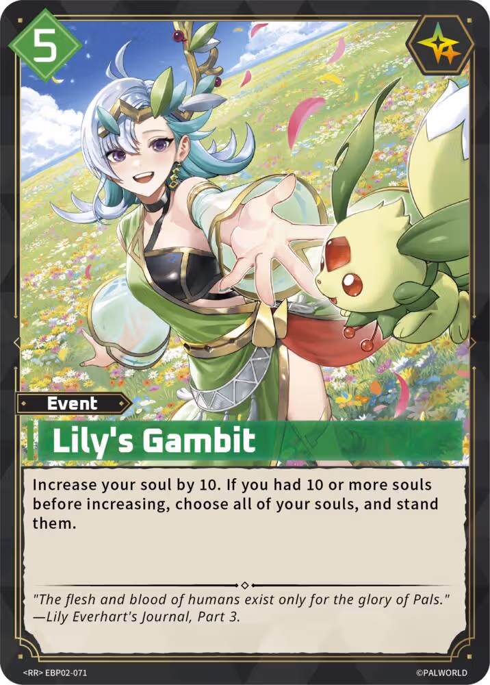 Lily's Gambit EBP02-071 Palworld card