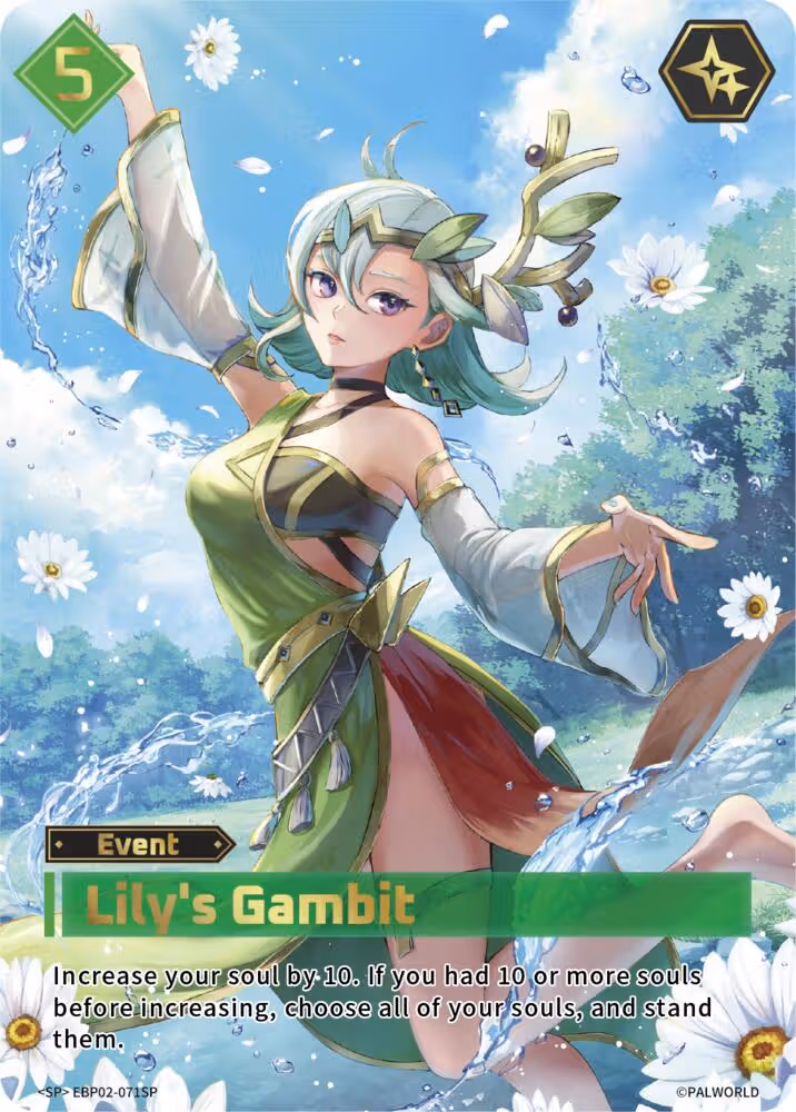 Lily's Gambit SP EBP02-071SP Palworld card