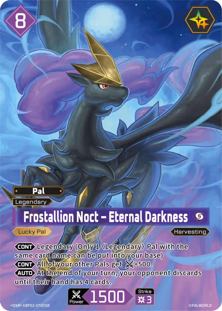 Frostallion Noct - Eternal Darkness OSR EBP02-073OSR Palworld card