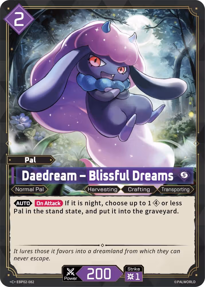 Daedream - Blissful Dreams EBP02-082 Palworld card