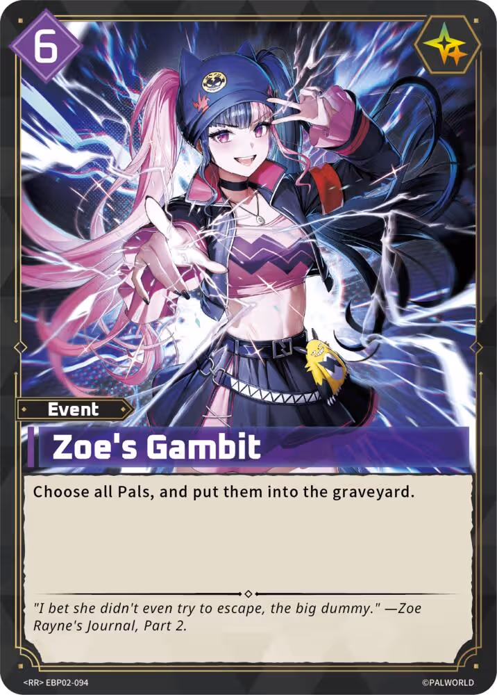 Zoe's Gambit EBP02-094 Palworld card