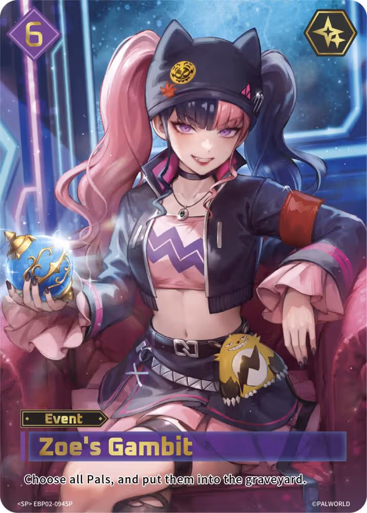 Zoe's Gambit SP EBP02-094SP Palworld card