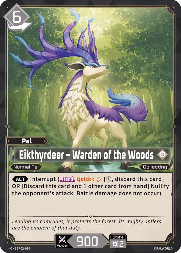 Eikthyrdeer - Warden of the Woods EBP02-099 Palworld card