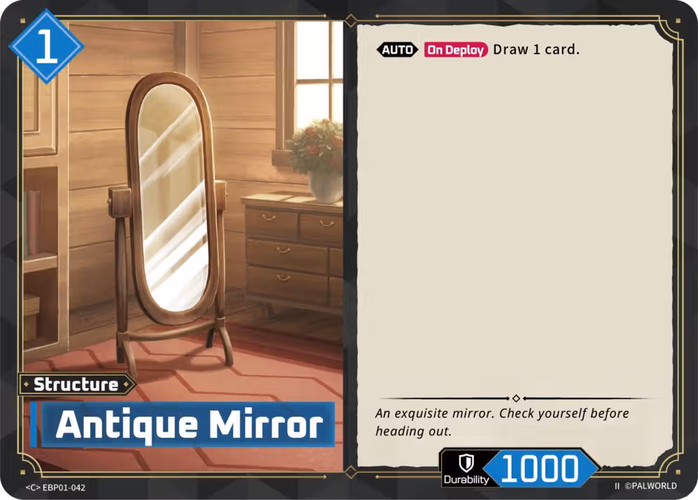 Antique Mirror C EBP01-042 2nd Edition Palworld card