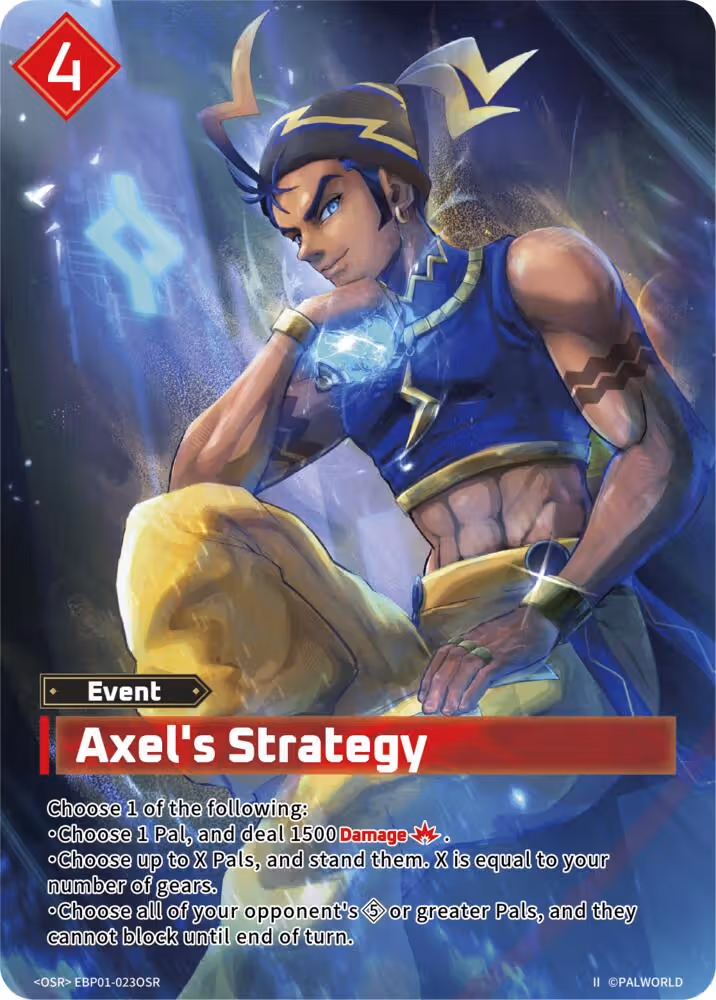 Axel's Strategy OSR EBP01-023OSR 2nd Edition Palworld card
