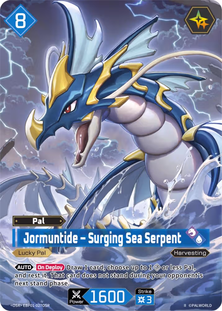 Jormuntide - Surging Sea Serpent OSR EBP01-027OSR 2nd Edition Palworld card