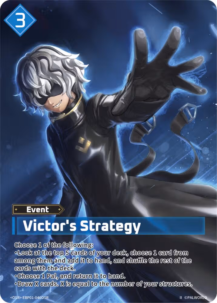 Victor's Strategy OSR EBP01-046OSR 2nd Edition Palworld card