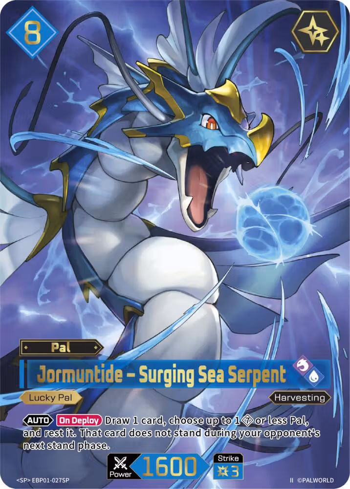 Jormuntide - Surging Sea Serpent SP EBP01-027SP 2nd Edition Palworld card