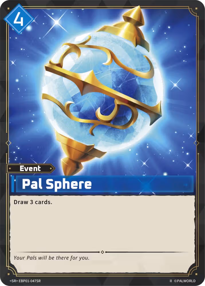 Pal Sphere SR EBP01-047SR 2nd Edition Palworld card