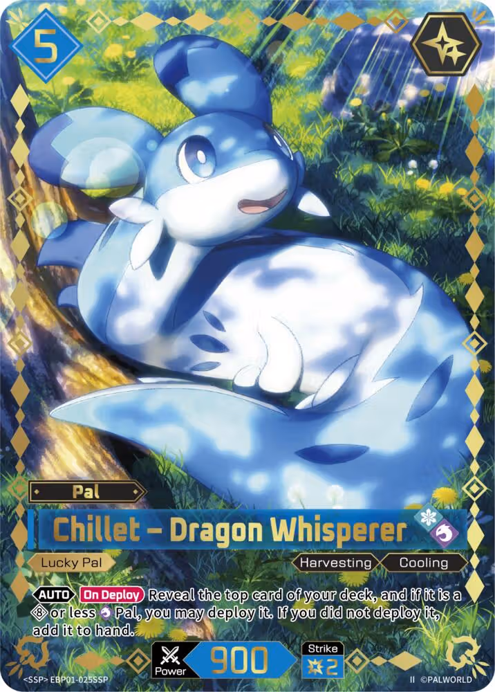 Chillet - Dragon Whisperer SSP EBP01-025SSP 2nd Edition Palworld card
